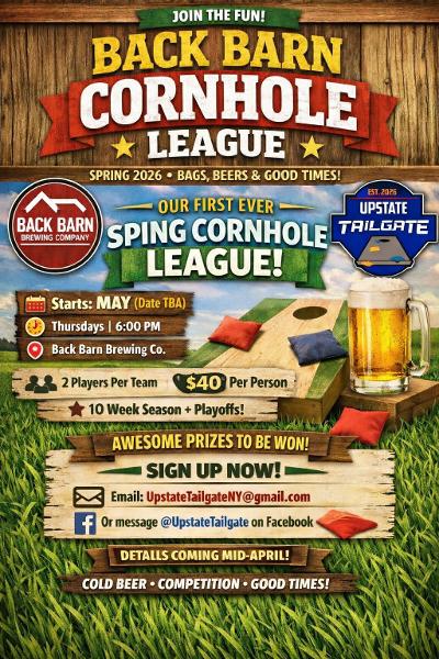 Back Barn Cornhole League!!!